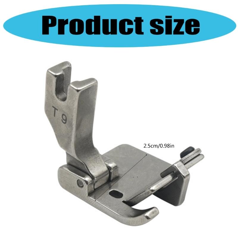 Heavy Duty Metal Presser Foot Adjustable Sewing Flat Car Presser Foot Hemming Presser Foot For Industrial Sewing Machine