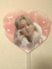 [USED] ENHYPEN Jungwon Slogan Fan Master Heart Pink