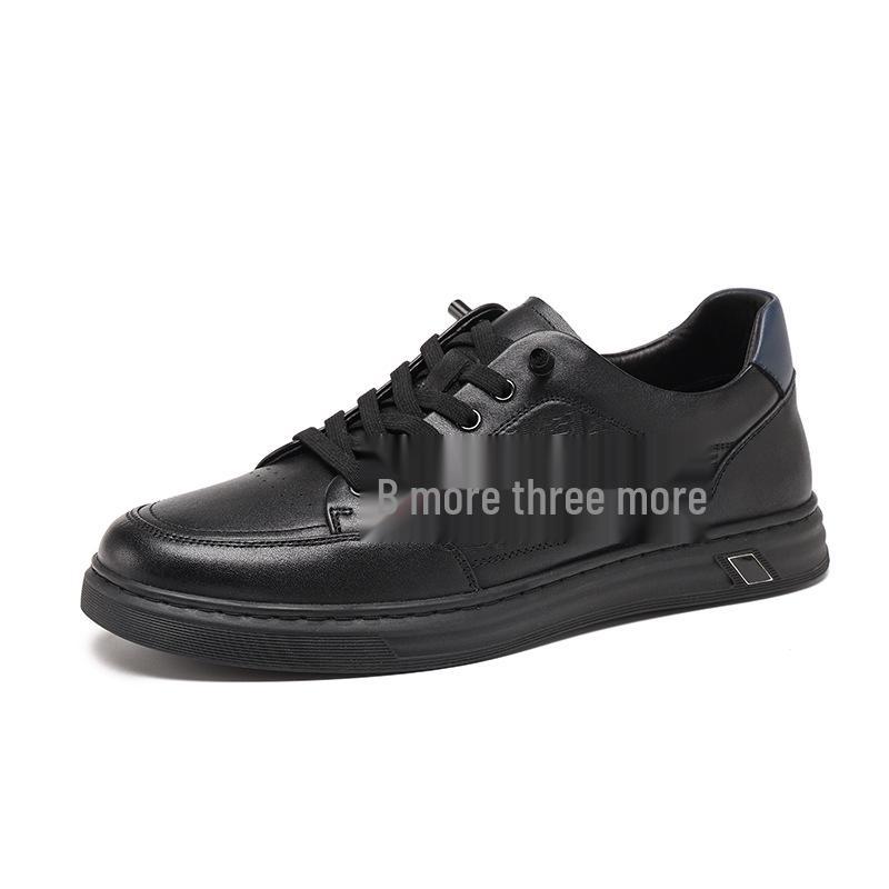 Men's 2025 Autumn Genuine Leather Slip-on Casual Sports Skate Shoes