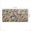 Protective Vinyl Mat For Companies And Offices Floral Patchwork 120X60 Cm