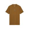 On Comfortable Fashiable Versatile Casual Short Sleeve T-Shirt Unisex Tops Brown 1UF10434440