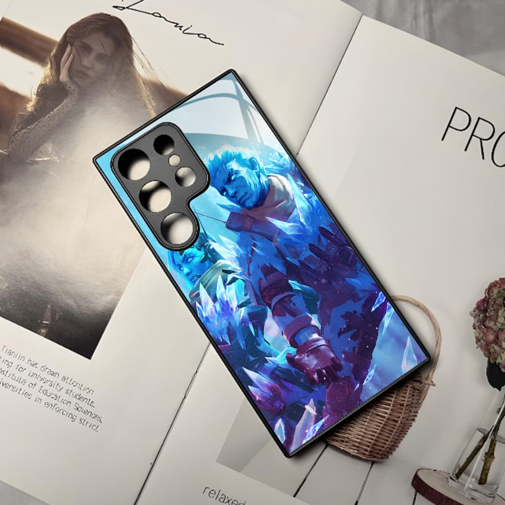 Free Fire Game Phone Case For Samsung Galaxy S25 S24 S23 S22 S20 S21 Note20 Edge Ultra Plus Fe Colored Silver Cover