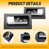 Pair Ide Door Handle Platinum Passenger Driver Chrome for Ford F150 2009-2014