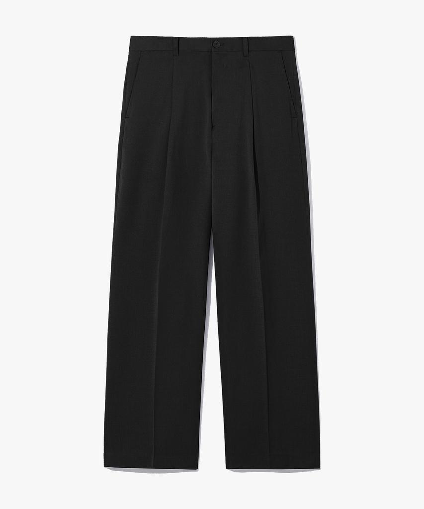 SUARE Linen-Like Single-Pleat Pants - 4 Colors