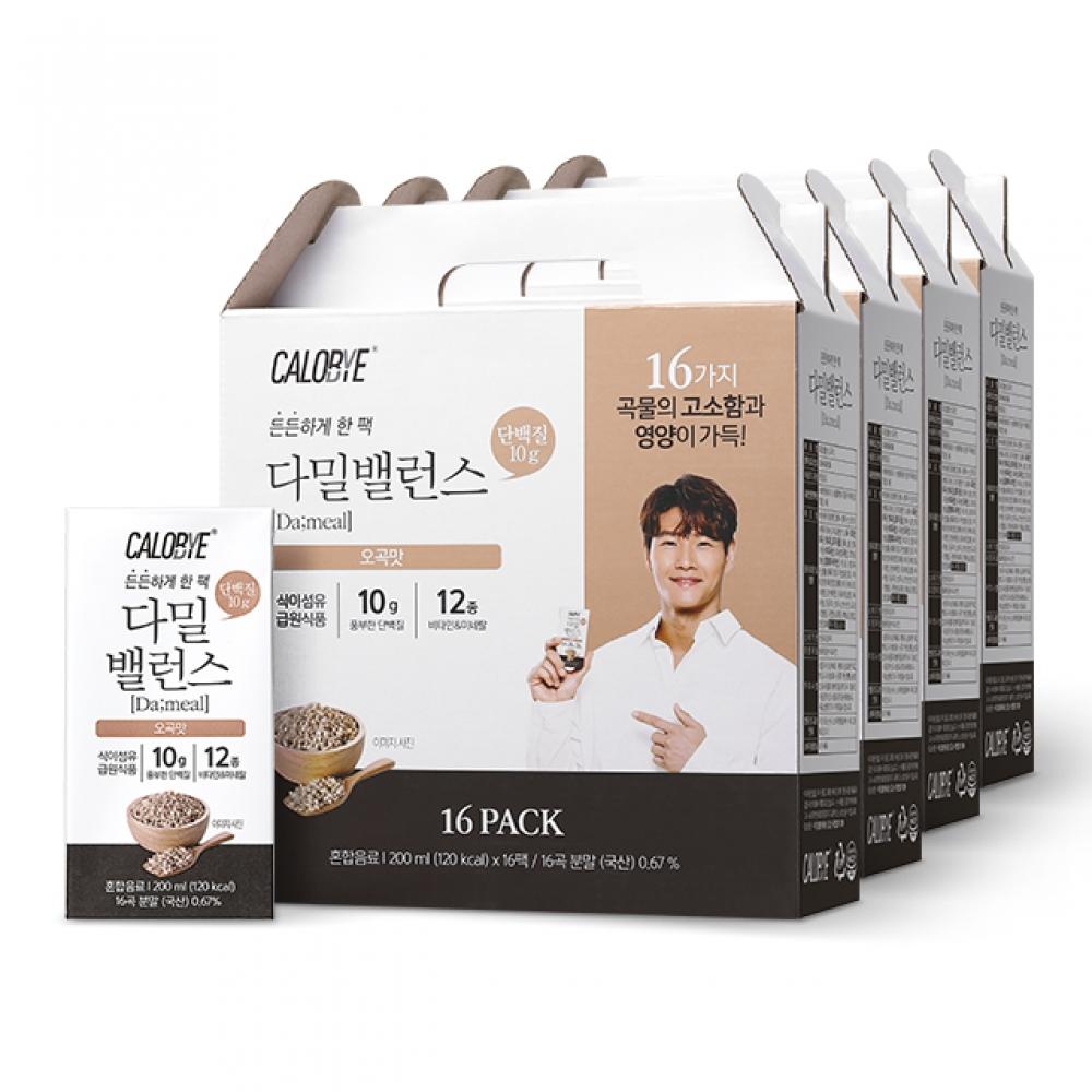 

[Срок годности истекает по специальной цене 24.07.04] CALOBYE Damir Balance Five Grain Заменитель еды Напиток Протеиновый коктейль 200 мл x 64 упаковки