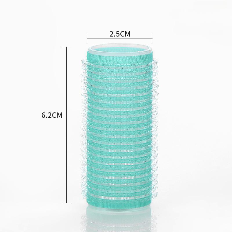 6pcs Random Color Self-adhesive Hair Roller Heatless Air Bangs Rollers Curlers Volume Self-adhesive Hook Loop DIY Styling Tools