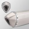 Universel 51MM Motorcykel Rustfrit Stål Udstødningsrør 570mm til ninja400 R3 Z900 S1000RR MT-07 pcx160 duke390 R1