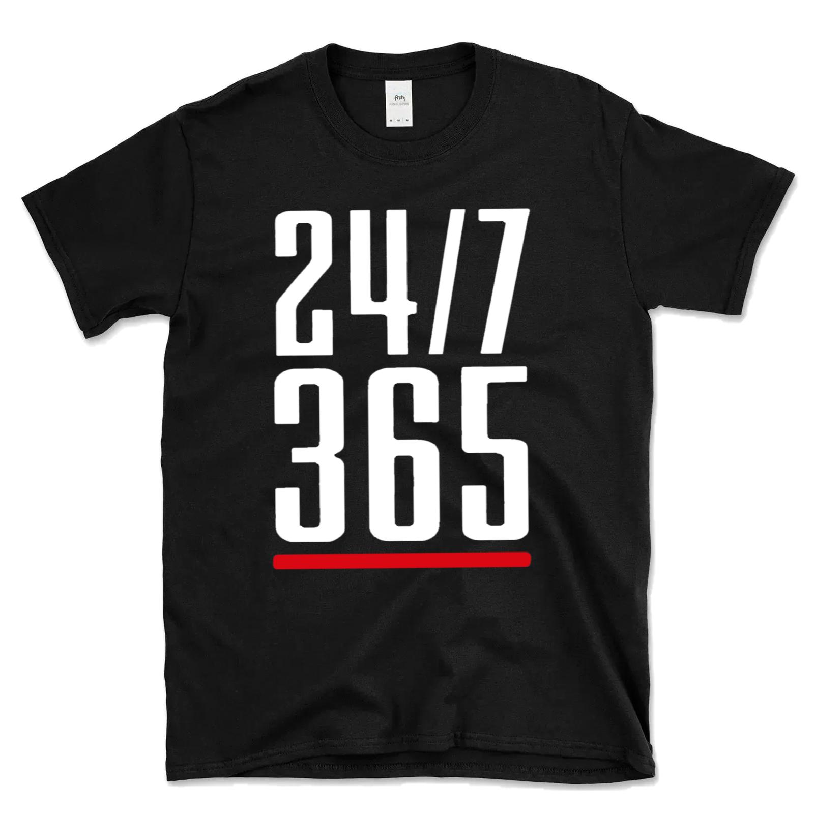 

247365 T-Shirt Funny Gym Fitness Workout Exercise Shirt Unisex Crew Neck Short Sleeve Letter Printed Graphic Tee Tops XS чёрный