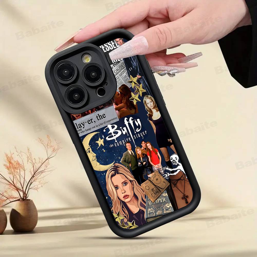 B-Buffy The Vampire Slayer Phone Case For IPhone 17 16 15 14 13 12 11 Pro Max Plus MINI Soft Cover