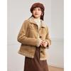 IEF French Retro Velvet-Lined Suede Jacket