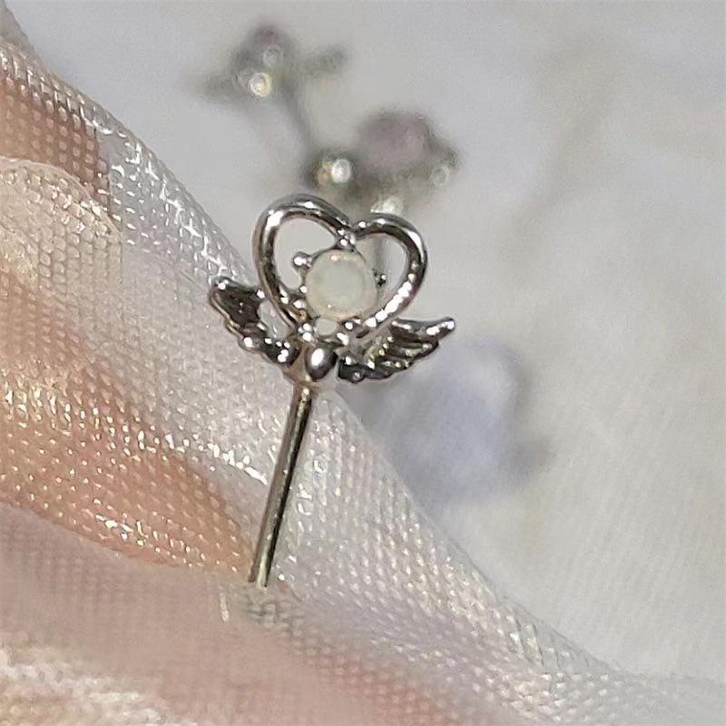 Magic Style Earrings All Simple Earrings Small Metal Three Can Choose Magic Earrings