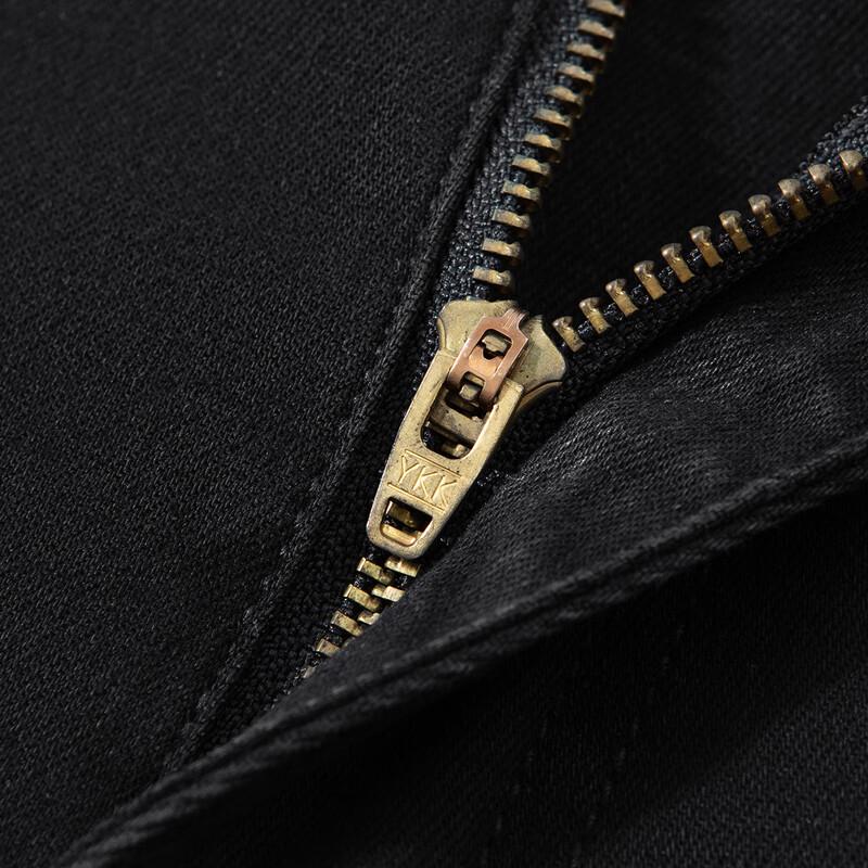 MONTAGUT Men's Retro Washed Straight-Leg Jeans