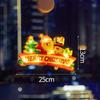 Christmas Decorations Scene Layout Festive Atmosphere Decoration Creative Window Stickers Glass Door Window Luminous Pendants