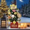 Small Christmas Tree Ornaments Realistic With Accessories Christmas Tabletop Tree For Office Desktop Room Home Festive Holiday