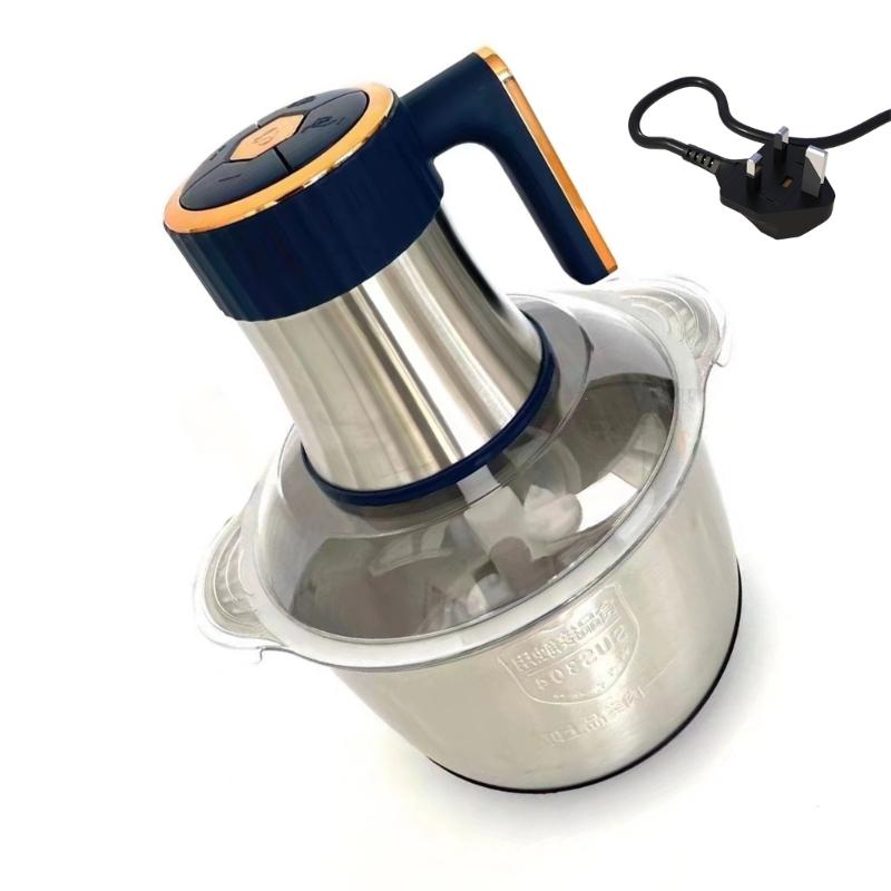 5L Electric Meat Grinder Rusts resistant Blade Mincer Stainless Steel Food Processor for Meat and Vegetables Use
