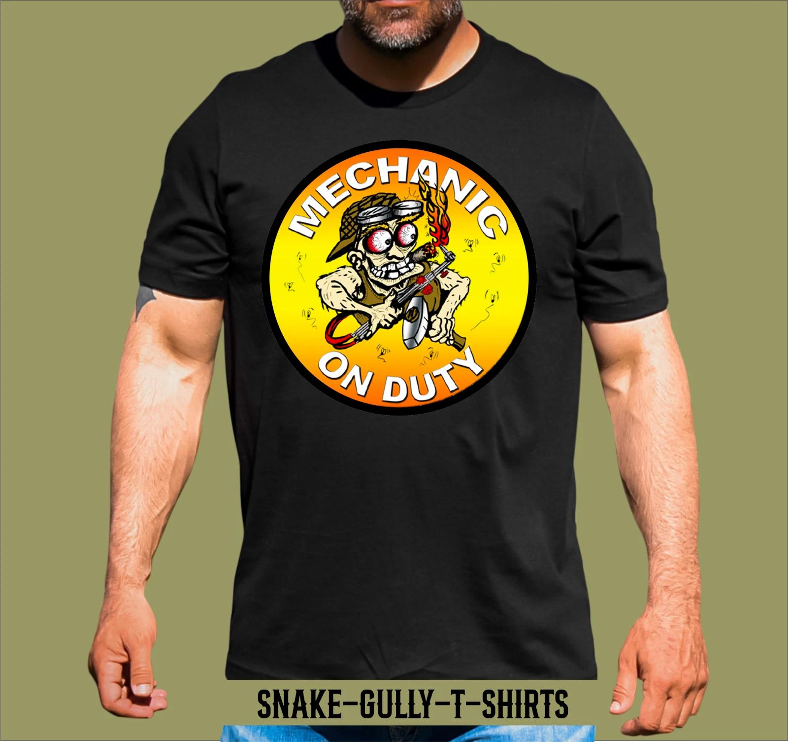 MECHANIC ON DUTY T-SHIRT S