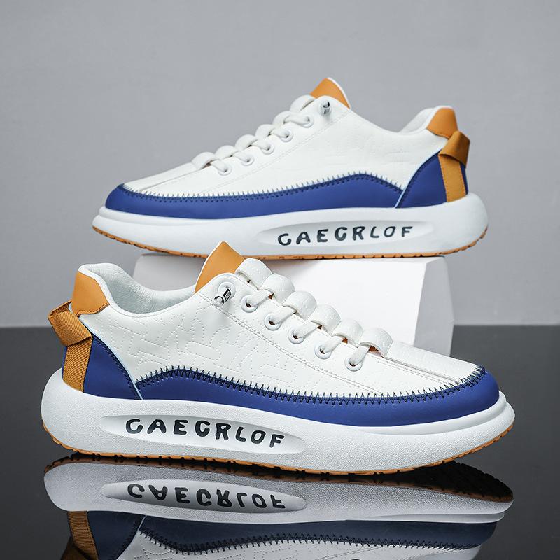 Herrenschuhe Winter Weichsohlen Laufschuhe Freizeit Schuhe Lederoberfläche Rutschfest Wasserdicht Sportschuhe Forrest Gump Arbeitsschutzschuhe