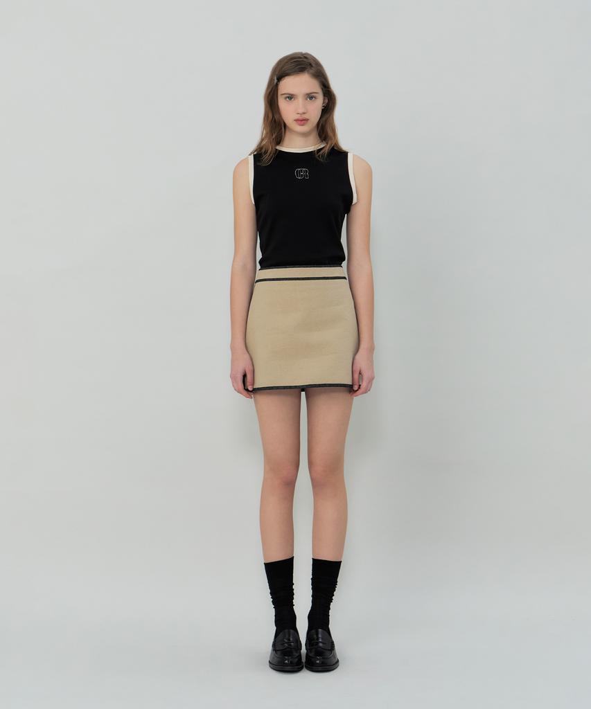 Grove Cleo Skirt (Beige)