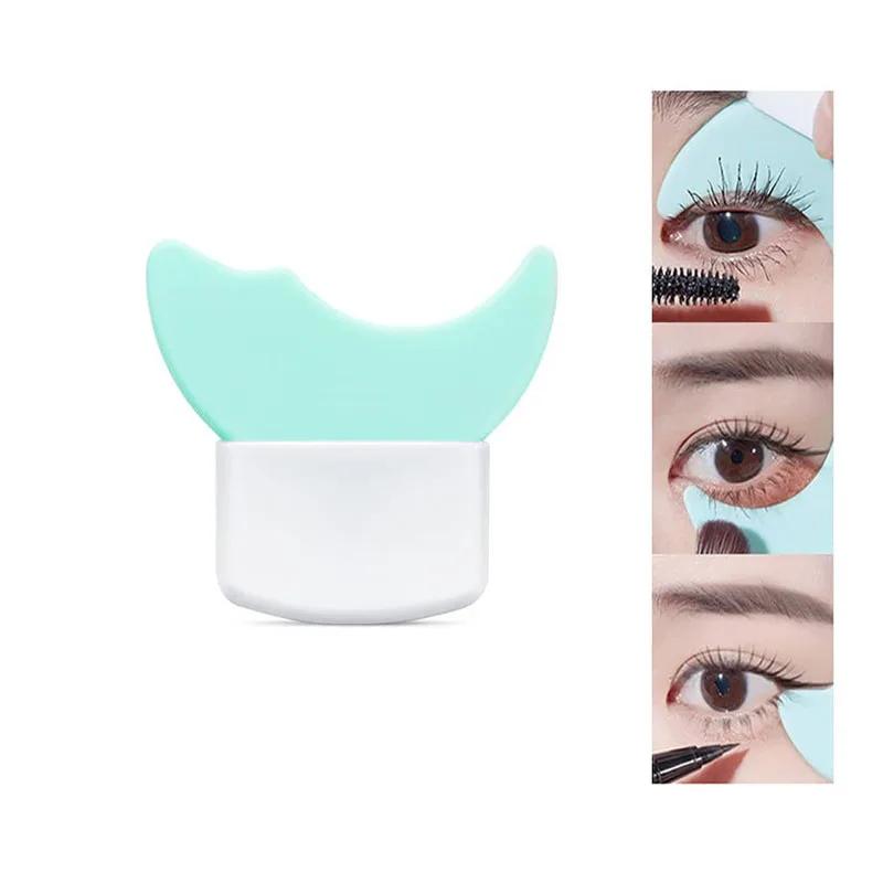 Großhandel Multifunktional Eyeliner Schablone Wing Tips Silikon Eyeliner Hilfe Zeichnen Lippenstift Tragehilfe Wiederverwendbare Make-up Werkzeuge