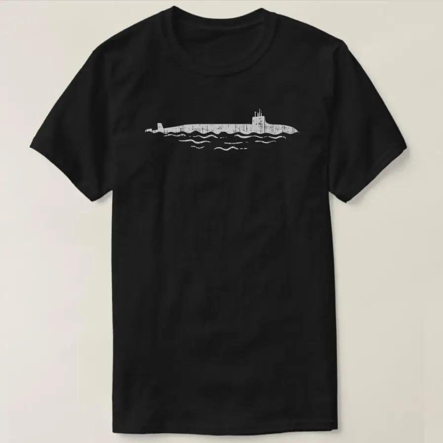Distressed Submarine Graphic T-shirt