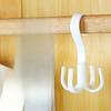 360-degree Rotating Hook, Four-claw Multi-functional Wardrobe Bag Hook, Four-claw Tie Hook, Belt Storage Hanger