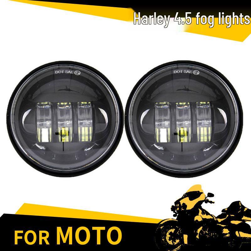 Harley Grand Glide 4.5" 30W LED Auxiliary Fog Light for Motorcycles