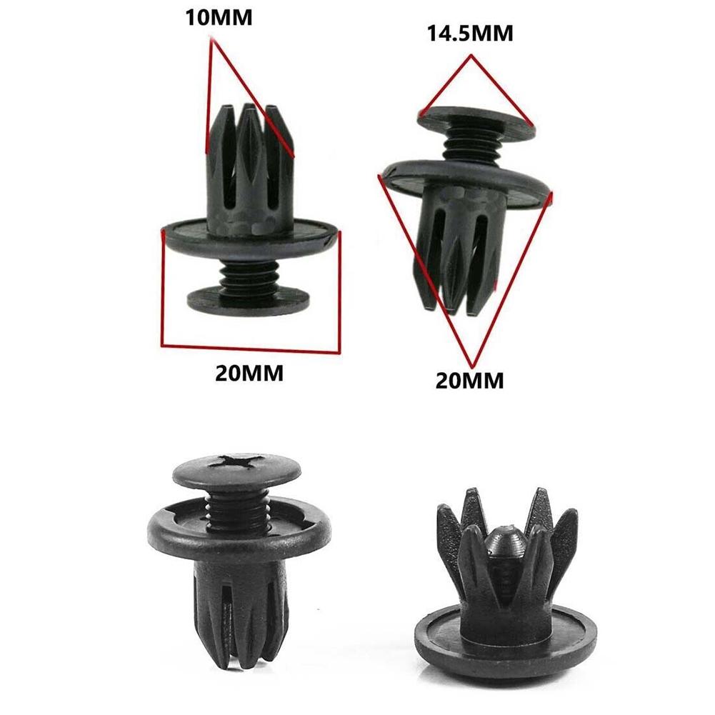 Black Wheel Line Clips Easy To Install Practical New