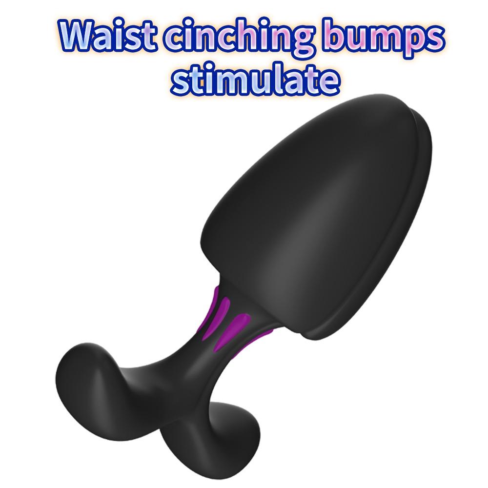 Anal Plug Anal Masturbator Butt Plug Sex Toy for Men Gay Mushroom Head Grooves Prostate Massager Stimulator Sex Adult Products