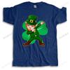 Dabbing Leprechaun Tshirt Funny Dab St Patrick Day Gift Men Brand Printed Cotton TShirts Man Clothing