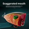 5 Pcs Floating Lures Popper Baits Fishing Artificial Hard Baits Popper Wobbler