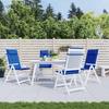VidaXL High Back Chair Cushions Set of 4 Royal Blue, Cushion, Chair Cushion, Seat Cushion 361905