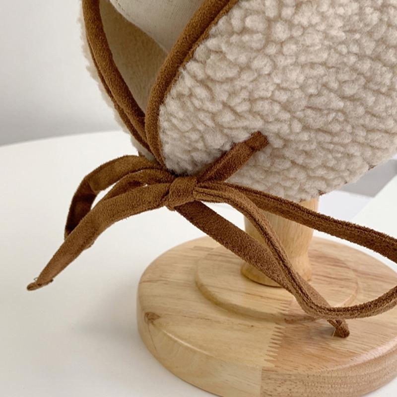 Bomber Hat Plush Earflap Hat Curved Visor Ski Hat Hooded Hat Fleece Earflap Hat Plush Trapper Hat Ear Protection Hat