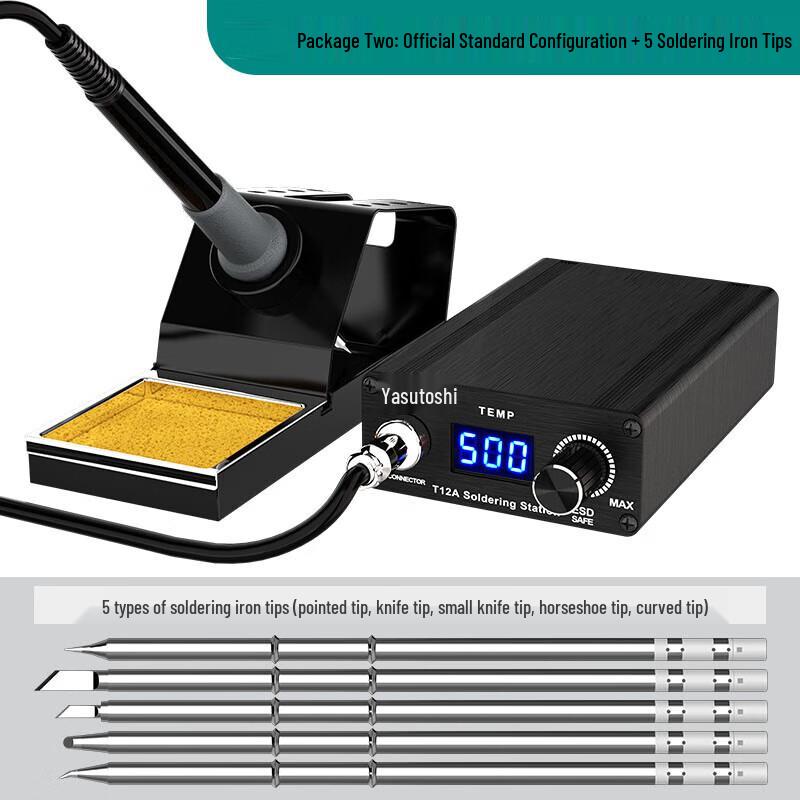 Anlixin T12A 72W Digital Soldering Station with 5 Tips