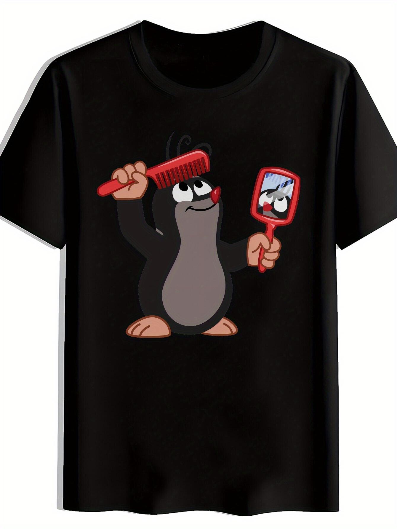 T-shirt A Short-Sleeved Featuring Elements from The Film The Story of The Mole XXL