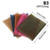 10Pcs Novel Front Hair Fringe  Stabilizer Makeup Sticker Pad Patch Pastel Clip Bangs Magic Tape Fringe Girls Gifts