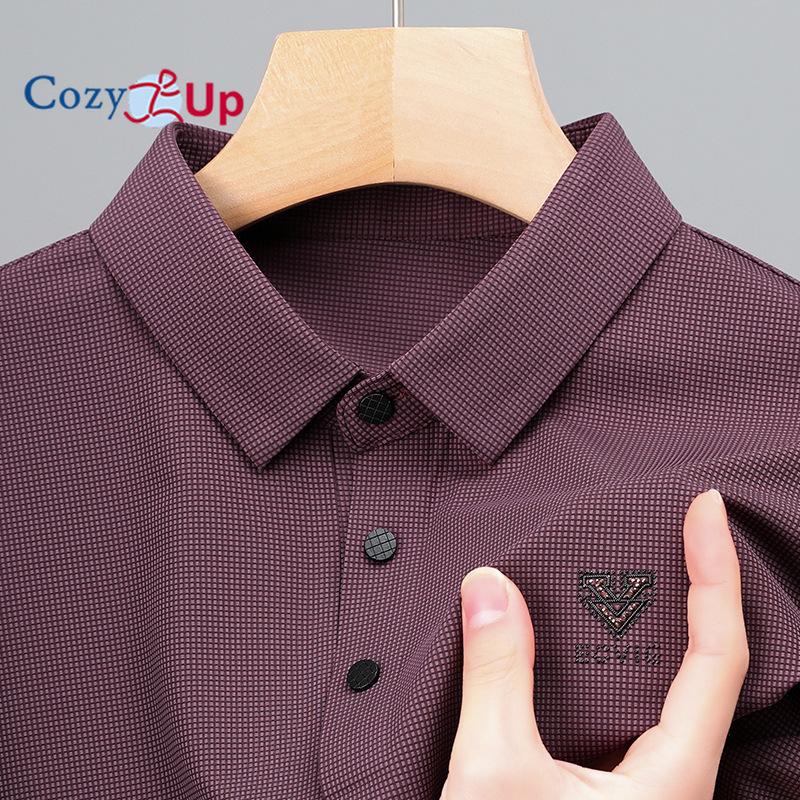 

Мужская рубашка-поло из пике с короткими рукавами Cozy Up классического кроя 4XL красный