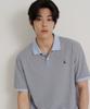 Binpolmen Multi-Stripe Collared T-Shirt Blue