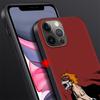 Japán Anime Bleach tok Apple Iphone 14 11 13 12 Pro Max Xr 7 8 +Se 2020 Xs 6 6s Plus 5 5s fekete szilikon telefontokhoz