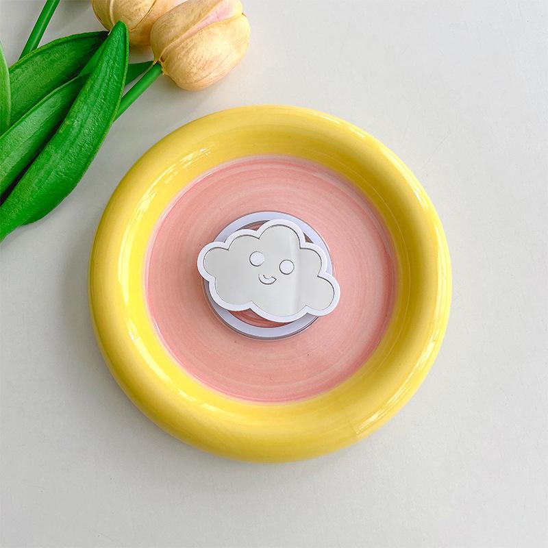 

Cloud Mirror, Mobile Phone Airbag Holder, Magnetic Suction Retractable, Cute, Portable, Niche Portable Makeup Mirror, Desktop Watching Dramas