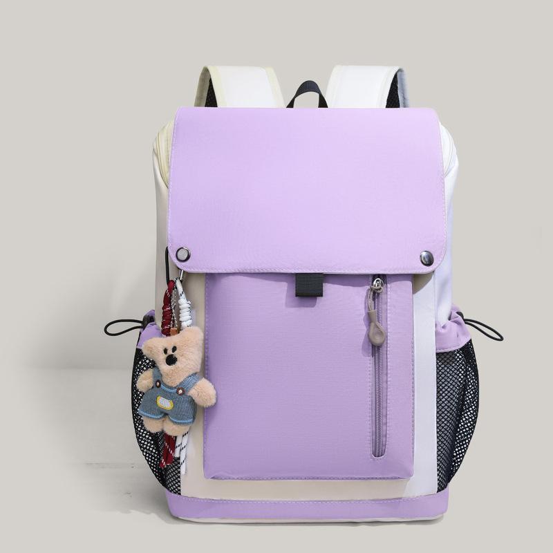 Schoolbag Unisex Japanese ins High Value Backpack 1011 New Large Capacity High School Student Backpack