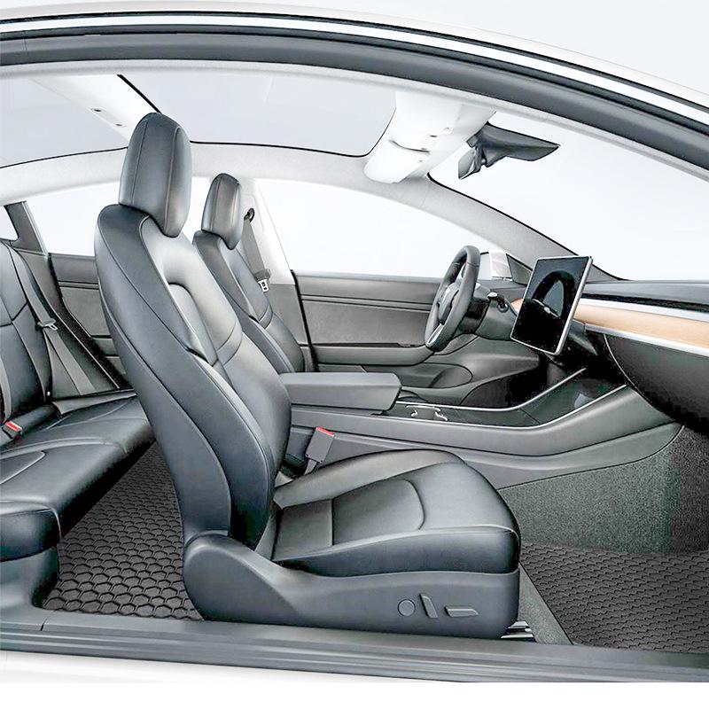 

Всепогодные резиновые коврики без запаха для Tesla Model 3