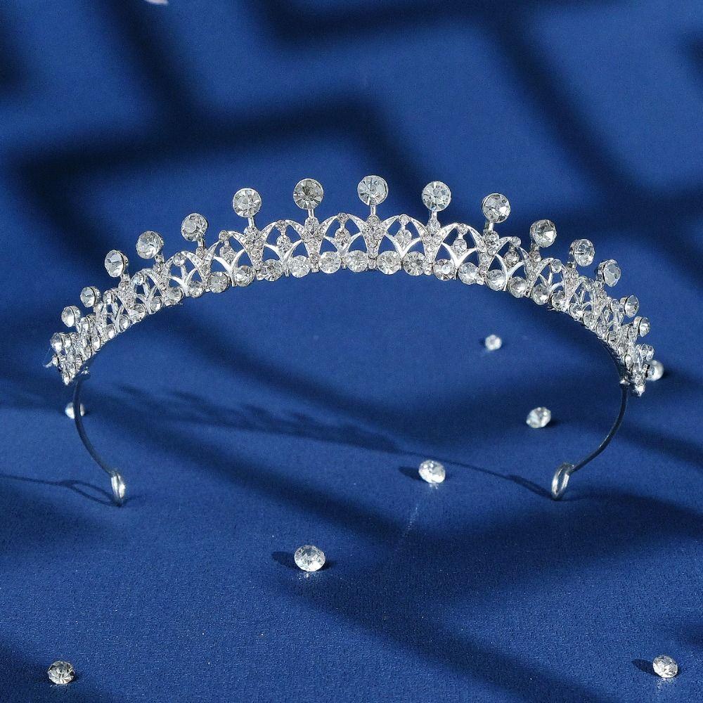 Hair Jewelry Crystal Bridal Crown Zircon Princess Tiara Diadem Wedding Hair Jewelry Girls