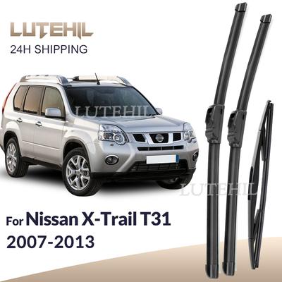 For Nissan X-Trail T31 2007-2013 2008 2009 2010 2011 2012 Wiper Front&Rear Wiper Blades Windshield Windscreen Window 24"+16"+14"