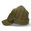 Adidas Cable Visor Knit Cap with Custom Order ADM BOS AC OSLO Brim, (53 Green)