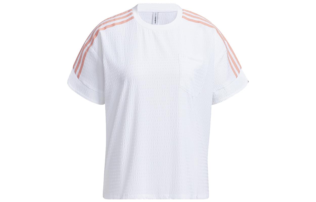 Adidas Neo Drop Shoulder Sleeve T Shirt Women s White GP5461 L