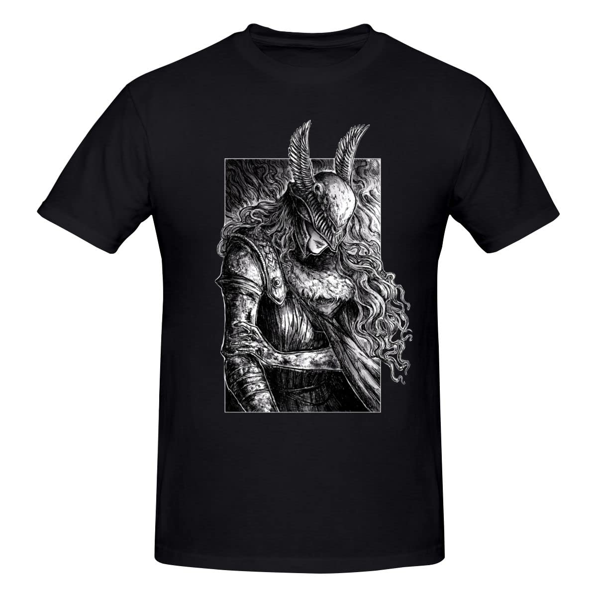 Elden Ring Malenia Awesome T Shirt Cotton Crewneck Short Sleeve Anime Shirt XS
