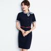 Troman Short-Sleeved Professional Work Dress