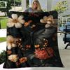 1 Stück Leichte Flanelldecke mit Schmetterlingsdruck, Bequeme und Warme Decke, für Camping Sofa Bett und Couch Büro, Geschenk
