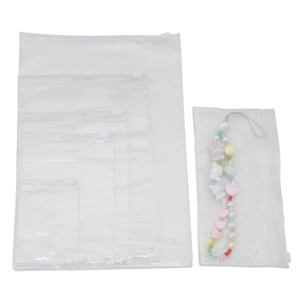 5/10Pcs PVC Transparent Opp Plastic Bag For Gift Handmade Jewelry Packaging