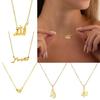 Arabic Name Necklace Symbol Choker Islamic Clavicle Chain Jewelry Couple Gift